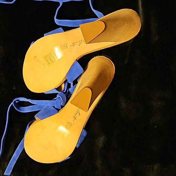 Genuine Blue Suede Shoes - Picture 3 of 5